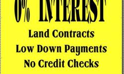We have many properties been in business over 50 years. Come take a look at our website. www.land4salebyowner.org/land.html $500.00 Down No Credit Checks Get started today.Limited time offer. Buy one of our properties and get another property FREE.